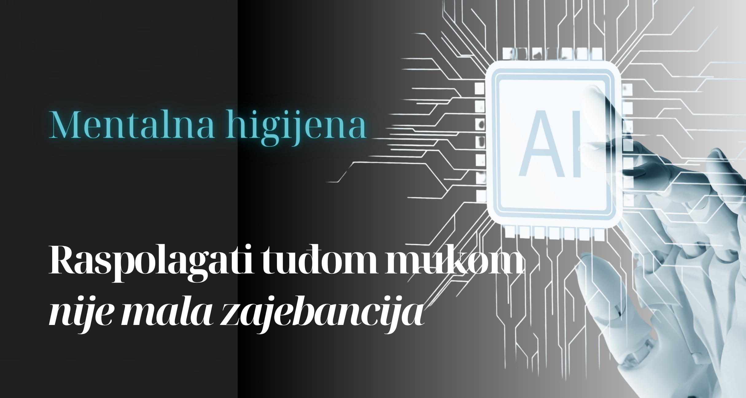 Raspolagati tuđom mukom nije mala zajebancija